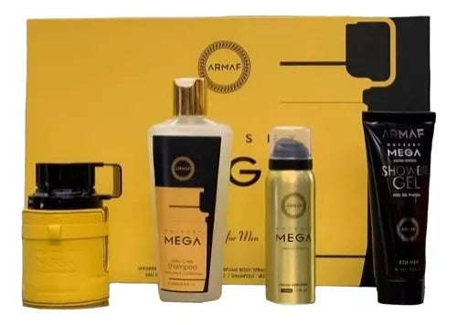 Armaf Odyssey Mega Gift Set for Men – 4-Piece Eau de Parfum Set