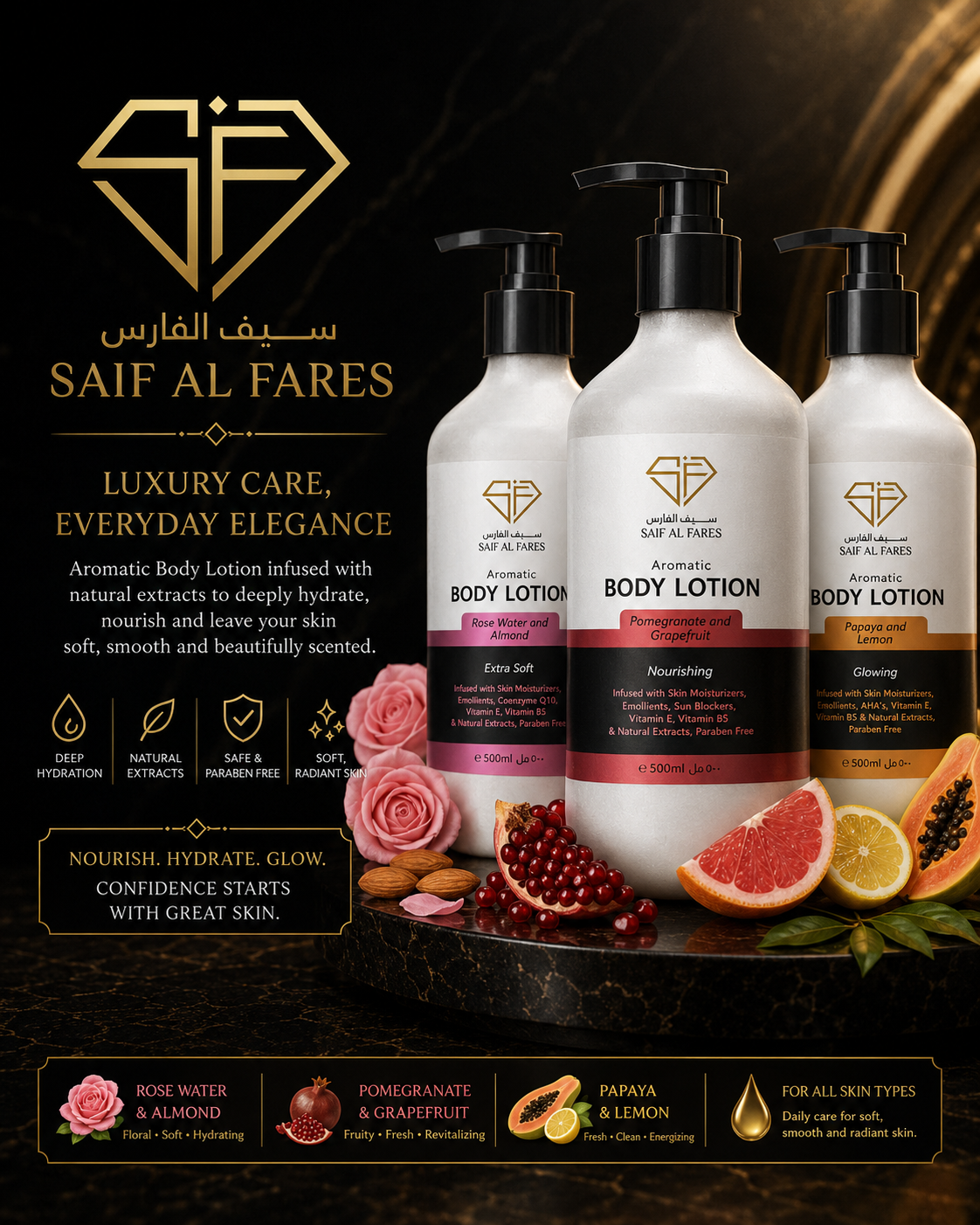 SAIF AL FARES (Body Lotion)