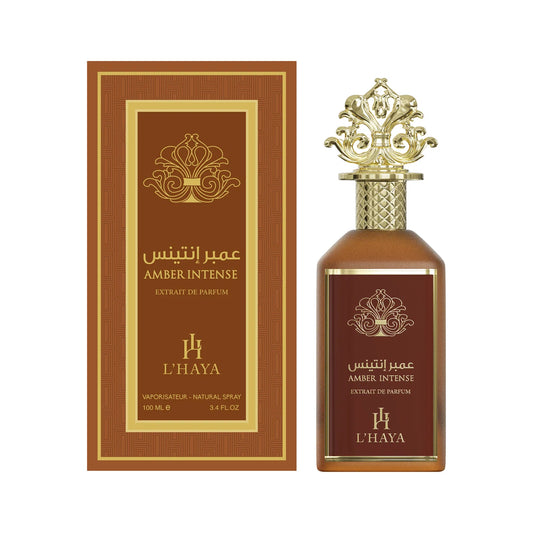 L'HAYA Amber Intense Extrait de Parfum 100ml | Luxury Unisex Fragrance