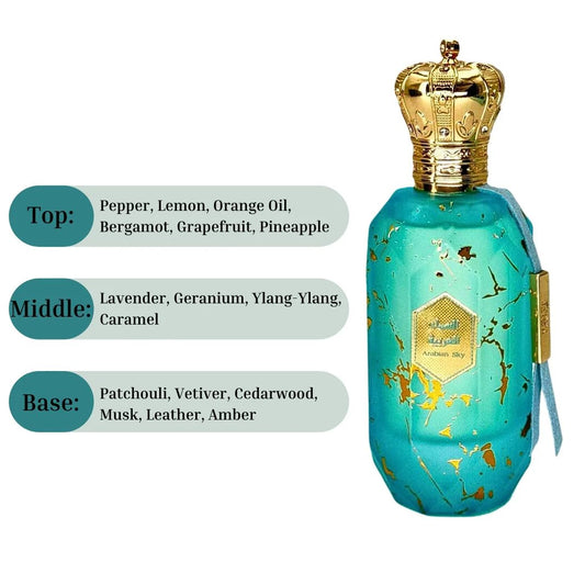 Armaf Eter Arabian Sky EDP Spray 100ML (3.4 OZ) By Armaf | A Celestial Blend of Citrus, Floral & Woody Scents.