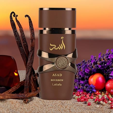 Lattafa Asad Bourbon EDP 100mL (3.4 oz) | CROWN & OUD