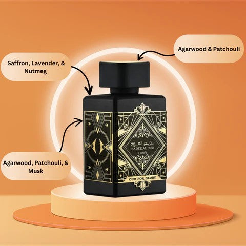 BADE'E AL OUD FOR GLORY EDP - 100ML (3.4 OZ) DE LATTAFA