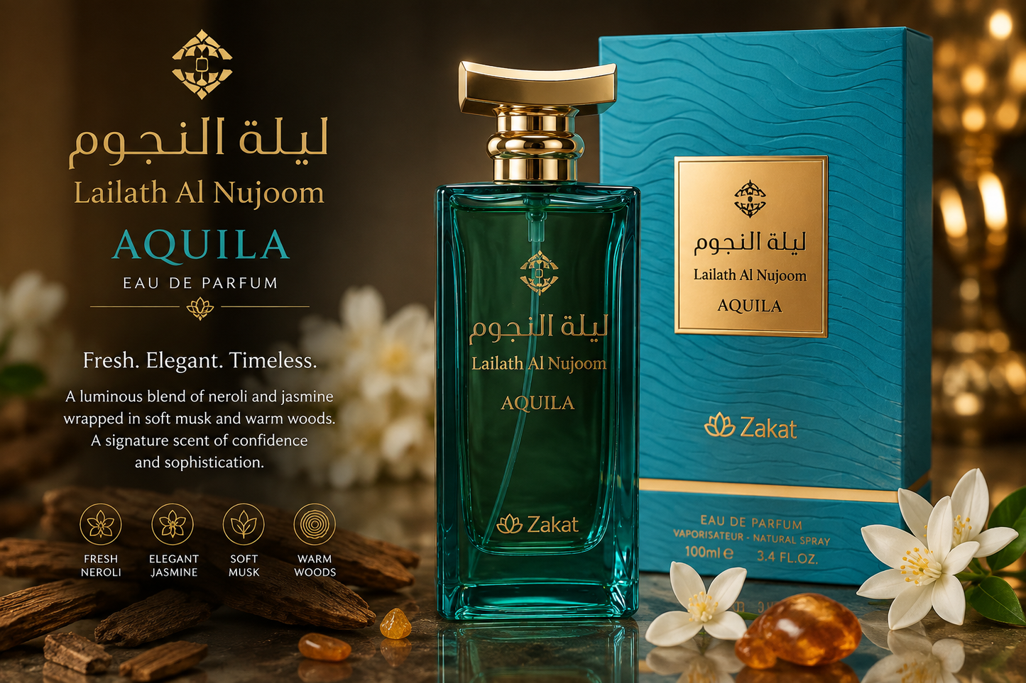 LAILATH AL NUJOOM AQUILA ZAKAT 100ML Eau de Parfum
