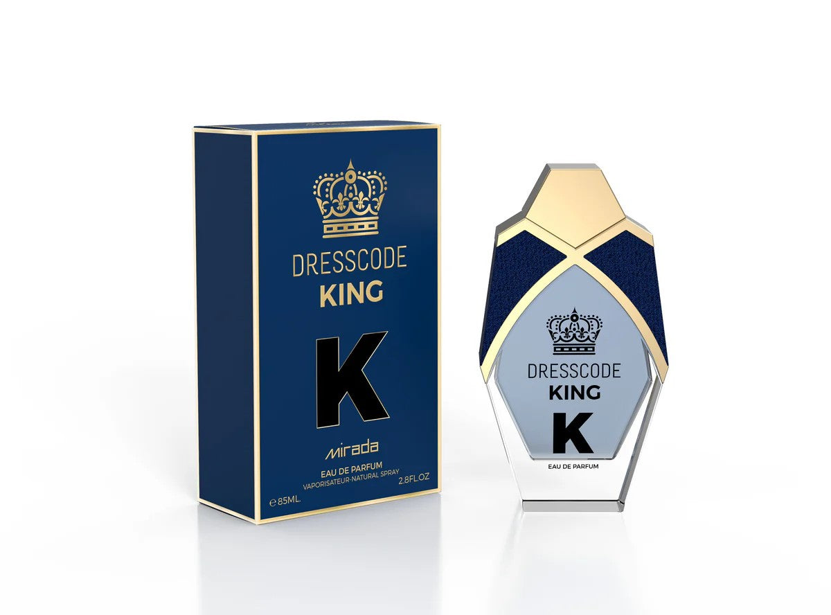 Dresscode King, Eau de Parfum (EDP) para hombre 2.8 FL. onzas (85ml)