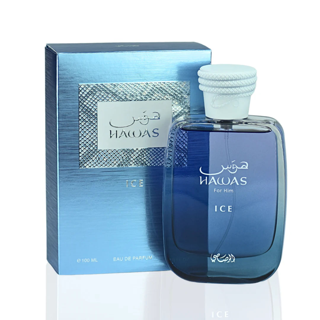 Hawas Ice for Men EDP - 100 ml (3,4 oz) de RASASI | Adopta tu estilo