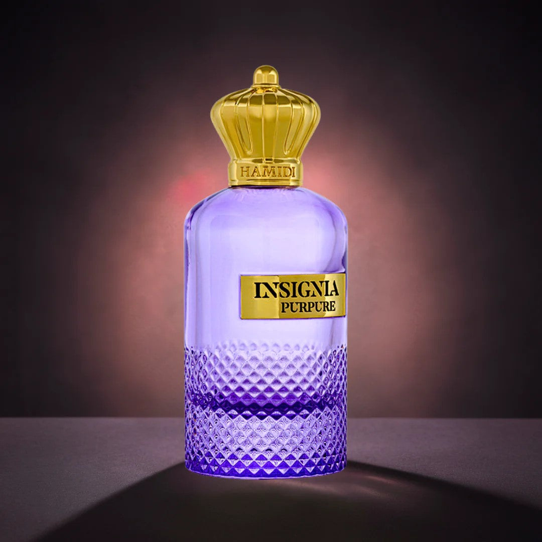 INSIGNIA PURPURE EDP Spray 105ML (3.5 OZ) de Hamidi | Un aura duradera de elegancia refinada.