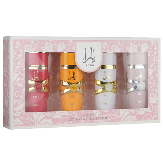 Lattafa My Yara Collection 25mL 4-Piece Gift Set | Authentic Arabian Perfume