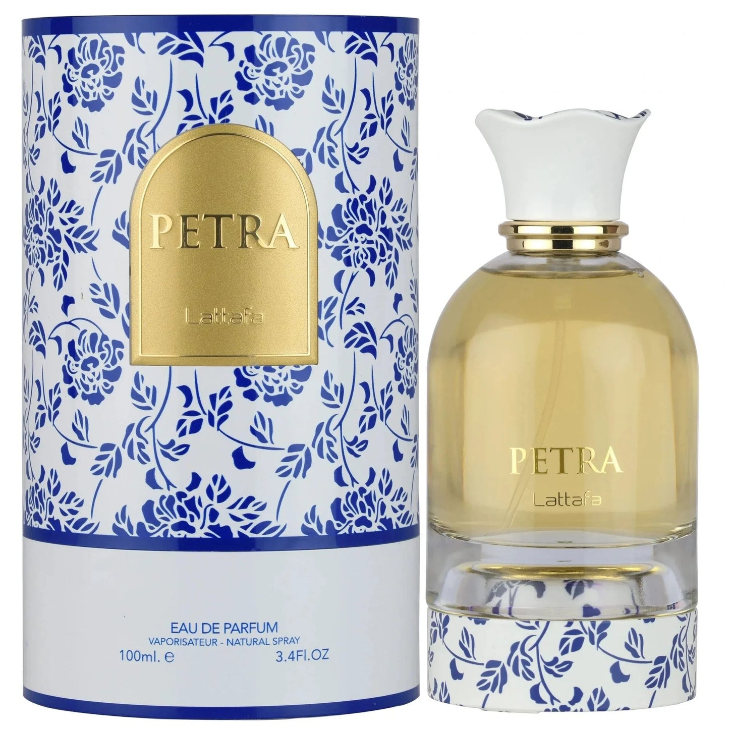 Petra Eau de Parfum EDP Spray 100ml (3.4 Oz) por Lattafa (Fragancia unisex)