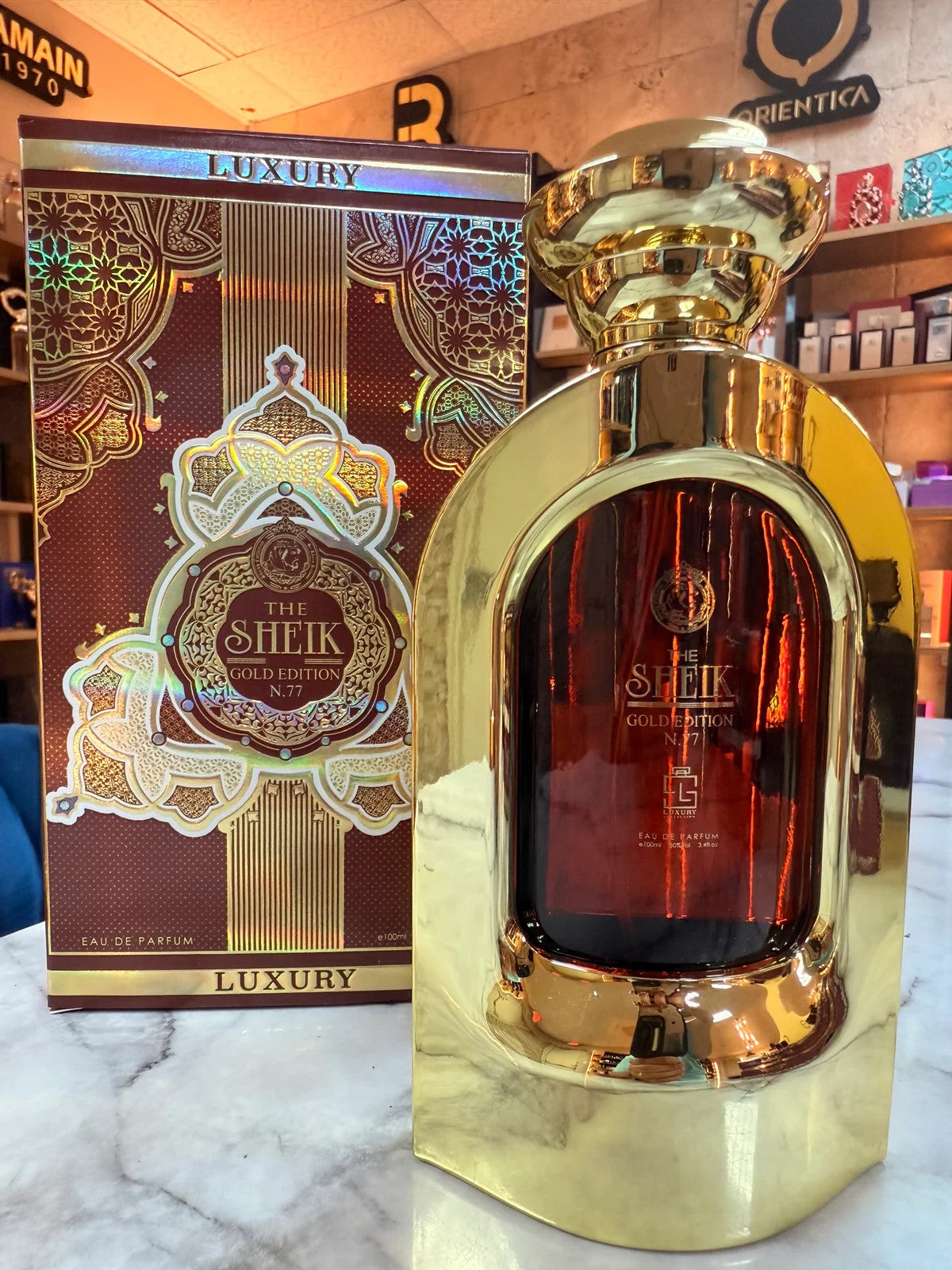 LA EDICIÓN DE ORO SHEIK DE LUJO 100 ml 3.4 FL. OZ
