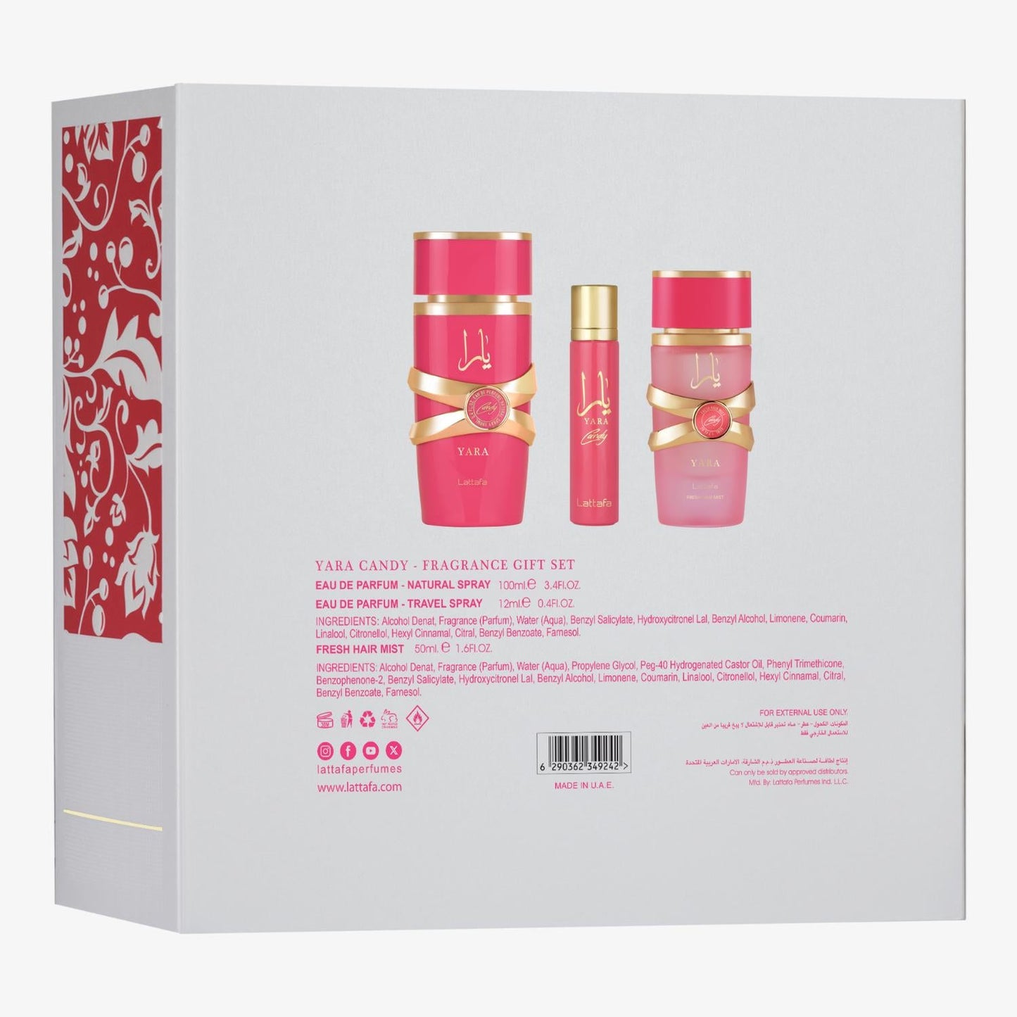 Yara Candy 3pcs Gift Set